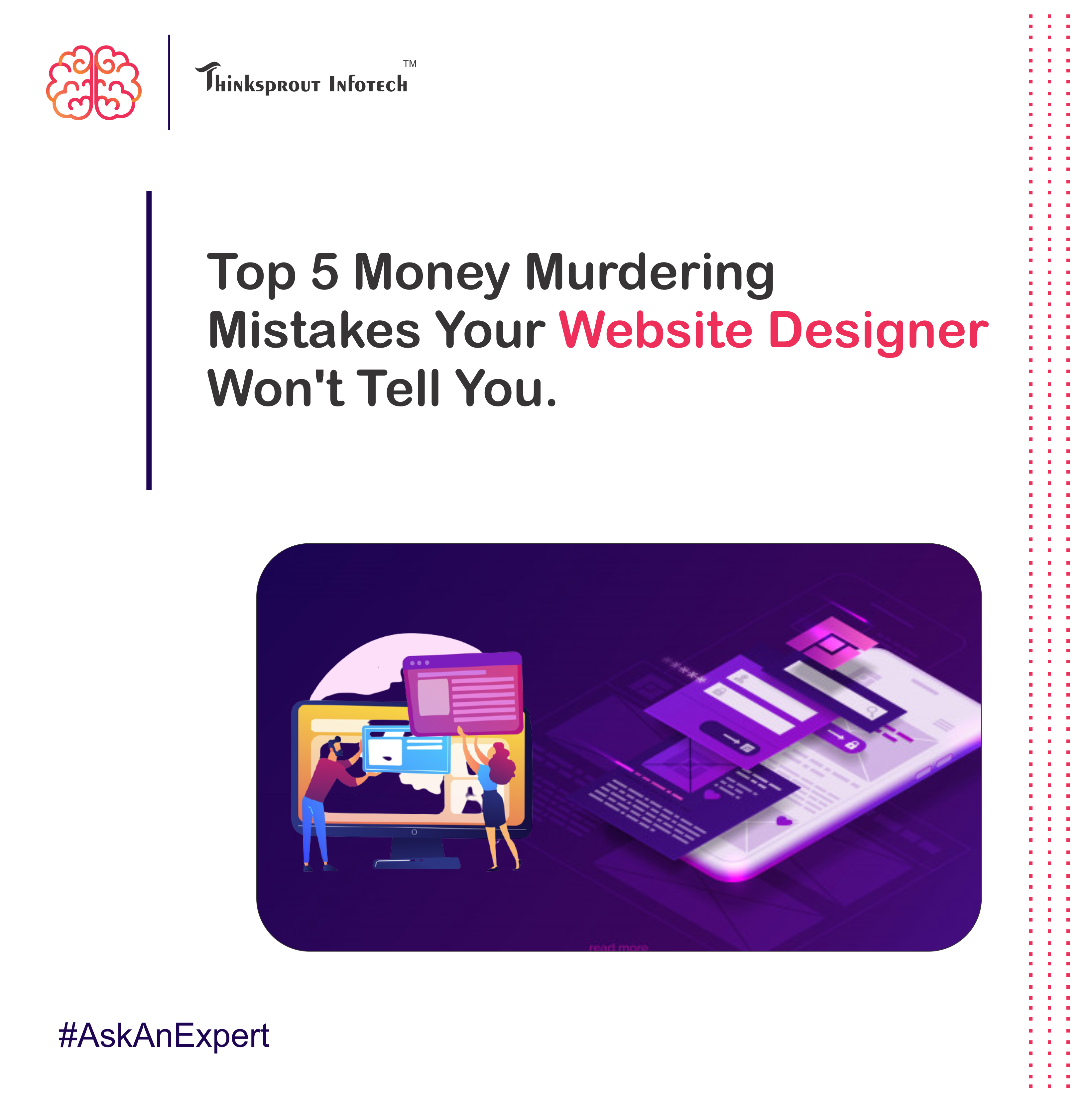 Top 5 Money Murdering Mistakes Your Website Designer Won’t Tell You !! (Part 1)